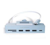 SATECHI Hub USB C à Pince pour iMac 24" M1 et Studio Display, Bleu