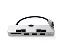 Satechi Adaptateur - Type USB-C - Hub Clamp Pro - Argent - ST-TCIMHS