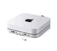 Satechi Hub USB‑C pour Mac Mini M1/M2 – 7‑en‑1 (3×USB‑A, USB‑C 5Gbps, Micro/SD, jack 3,5 mm) Argent
