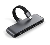Adaptateur USB 3.0 Type C pour iPad Satechi Mobile Pro Hub vers HDMI, SD, USB-A et Type C (Gris)