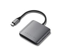 Hub USB-C 100W Power Delivery 4 Ports de Données Gris