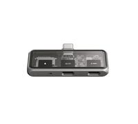 SATECHI Mobile XR Hub, Adaptateur USB-C, Charge de 100W, Transfert de Données à 10Gbps, Sortie Vidéo 4K pour Lunettes AR/XR, Lecteur MicroSD - Adaptateur pour Lunettes de Réalité Augmentée