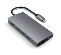 Hub USB Satechi HUB USB-C 8 EN 1 GRIS SIDERAL
