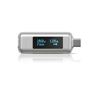 Satechi Multimètre Testeur Indicateurs de Puissance USB-C - Compatible avec 2018 MacBook Air, 2018 iPad Pro, 2016/2017/2018 MacBook Pro / MacBook, iMac Pro, iMac 2017, Microsoft Surface Go et plus