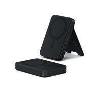 SATECHI OntheGo™ Batterie Externe MagSafe 10000mAh avec Support Pliable, Power Bank Qi2 à Charge Rapide 15W, pour Android & iPhone, Compatible avec la Technologie MagSafe, Design Compact - Noir