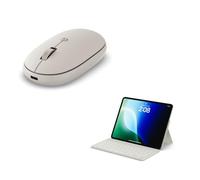 Satechi OntheGo™ Bundle Clavier Beige QWERTY US et Souris Bluetooth Beige
