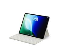 Satechi OntheGo™ Clavier sans Fil Bluetooth Compact avec Support Réglable, Connexion Jusqu'à 3 Appareils, Batterie Rechargeable USB-C, Design Ergonomique et Portable, Disposition US QWERTY - Beige