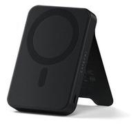 Satechi OntheGo Powerbank 10 000 mAh - Batterie externe magnétique avec support, compatible MagSafe et Qi2 (Noir) Noir