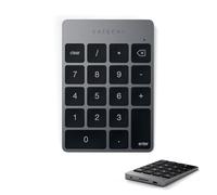 Satechi Pavé numérique sans fil Slim en aluminium 18 touches Bluetooth USB‑C Gris sidéral