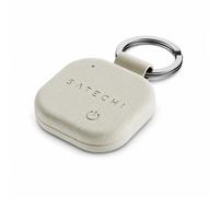 SATECHI Localisateur de clés FindAll – Apple Find My, rechargeable sans fil, alerte sonore, beige