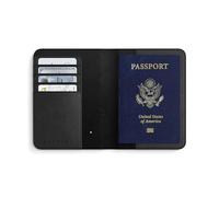 Satechi Protège Passeport avec Find My, Pochette Passeport avec 4 Porte-Cartes, Charge sans Fil et Protection RFID, Accessoire de Voyage Essentiel en Cuir Végan