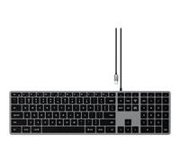 Satechi Slim W3 - Clavier - rétroéclairé - USB-C - AZERTY - Français