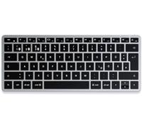 Satechi Slim X1 Mini Bluetooth Clavier allemand, QWERTZ anthracite touches multimédia, éclairé