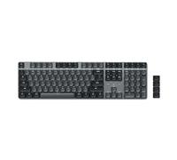 Satechi SM3 Clavier Mécanique avec 108 Touches, Bluetooth et Batterie Rechargeable, QWERTY US avec Pavé Numérique, Rétroéclairage LED Blanc pour MacBook et Windows - Gris Foncé, Disposition US