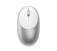 Satechi Souris sans fil M1 en aluminium – Rechargeable USB-C, 1200 DPI, Bluetooth – Argent