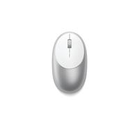 Satechi Souris sans Fil Rechargeable M1 en Aluminium, Souris Bluetooth sans Récepteur, Mouse Ergonomique et Compacte, USB C, Batterie Rechargeable, pour MacBook, iPad, Windows et Plus - Argenté