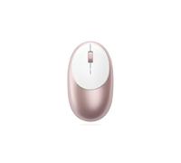 Satechi Souris sans Fil Rechargeable M1 en Aluminium, Souris Bluetooth sans Récepteur, Mouse Ergonomique USB-C pour MacBook Air & Pro, Mini, iPad, iMac, Windows et Plus - Rose