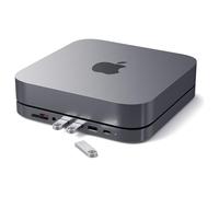 Satechi ST-ABHFM Type-C Aluminium Stand & Hub - Station d'accueil - USB-C - pour Apple Mac mini (Fin 2018)