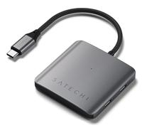 Satechi ST-H4CPDM hub & concentrateur USB Type-C 10000 Mbit/s Gris