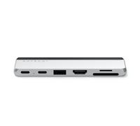 Satechi Hub USB‑C 6-en-1 pour Surface Pro 11/10/9 — USB4 PD 100W, 40Gbps, 6K/4K@60Hz