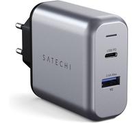 Satechi ST-MCCAM-EU Chargeur USB 30 W 1x USB-A, 1x USB-C® Power Delivery anthracite