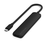 Hub USB-C Slim Multiport 6-in-1 4K Power Delivery 100W Noir