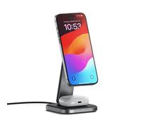 Satechi ST-Q21FM chargeur d'appareils mobiles Casques, Smartphone Gris USB Recharge sans fil Intérieure