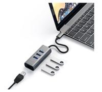 Satechi ST-TC2N1USB31AM - Concentrateur (hub) - 3 x SuperSpeed USB 3.0 + 1 x 10/100/1000 - de bureau