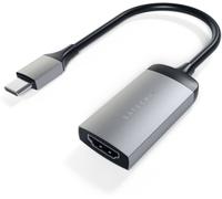 Satechi ST-TC4KHAM USB-C® / HDMI Adaptateur [1x USB-C® mâle - 1x HDMI femelle] gris sidéral 4K UHD 0.2 m