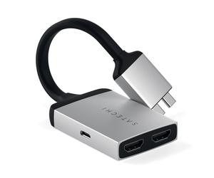 Satechi ST-TCDHAS adaptateur graphique USB Noir, Argent