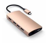 Satechi ST-TCMA2G station d'accueil Avec fil Thunderbolt 3 Or