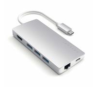 Satechi ST-TCMA2S station d'accueil USB 3.2 Gen 1 (3.1 Gen 1) Type-C Argent