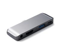 Satechi ST-TCMPHM - USB 3.2 Gen 1 (3.1 Gen 1) Type-C - Gris - HDMI - USB 3.2 Gen 1 (3.1 Gen 1) Type-A - USB 3.2 Gen 1 (3.1 Gen 1) Type-C - Aluminium - USB - 18g