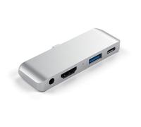 Satechi Adapteur USB C Mobile Pro - Hub iPad Pro - Gris - ST-TCMPHS
