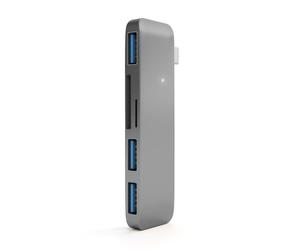 Satechi ST-TCUHM station d'accueil USB 3.2 Gen 1 (3.1 Gen 1) Type-C Argent