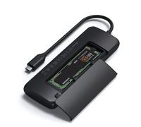 Satechi ST-UCHSEM - Connectique - USB 3.2 Gen 2 (3.1 Gen 2) Type-A - 100 W - gris - SATA - M.2