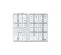 Satechi ST-XLABKS Clavier Numérique Bluetooth Universel Argent 33 Touches Compatible Windows 10, macOS, iOS, Android - 147.3 x 114.3 x 10.2 mm - 124.7g