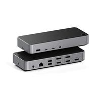 Station de Docking - Satechi - Triple Display 4K - USB-A et USB-C - Alimentation 100W - Gris