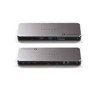 SATECHI Station d’Accueil Thunderbolt 4 avec Charge 96W, Double HDMI 4K à 60Hz, Données Jusqu’à 40Gbps, 2× USB-A 3.2, Ethernet, Lecteur SD, pour MacBook, Windows et Plus (Logiciel DisplayLink Requis)