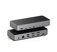 Satechi Station de Docking Triple Display 4K USB-A et USB-C Alimentation 100W Gris