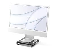 Satechi Support de Moniteur Type-C en Aluminium avec données USB-C, USB 3.0, Fentes pour Cartes Micro/SD et Prise Casque 3,5 mm - pour Apple Studio Display, iMac M1, iMac, iMac Pro (Gris Sidéral)