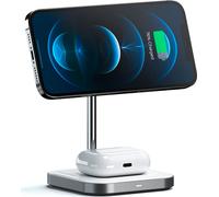 Stand De Charge Sans Fil 2 En 1 iPhone Airpods Satechi