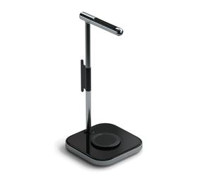 Satechi SV0155319010 chargeur d'appareils mobiles Casques, Casque, Smartphone Noir, Gris USB Recharge sans fil Intérieure
