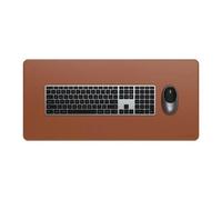 SATECHI Tapis de bureau Premium aspect cuir - Marron