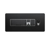 SATECHI Tapis de bureau Premium aspect cuir - Noir