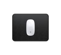 Satechi Tapis de Souris 25 x 19 cm, Mousepad pour Bureau et Maison, Élégant et Ergonomique, Réversible et Résistant aux Rayures, Matériau Premium (PU) - Mouse Pad Noir