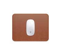 Satechi Tapis de Souris 25 x 19 cm, Mousepad pour Bureau et Maison, Élégant et Ergonomique, Réversible et Résistant aux Rayures, Matériau Premium (PU) - Mouse Pad Marron
