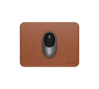 SATECHI Tapis de souris Premium aspect cuir - Marron