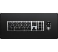 SATECHI Tapis de Souris XXL 68 x 32 cm, Grand Tapis de Souris Gamer, Résistant aux Rayures et à l’Eau, Tapis de Bureau Élégant pour Gaming, Matériau Premium PU - Noir