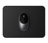 Satechi Tapis de Souris 25 x 19 cm, Mousepad pour Bureau et Maison, Élégant et Ergonomique, Réversible et Résistant aux Rayures, Matériau Synthétique (PU) - Mouse Pad Noir